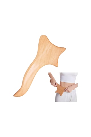 Ahşap Lenf Drenaj Aleti Gua Sha Masaj Aleti Ahşap Terapi Masaj Aleti Sırt, Kollar Ve Bacaklar İçin Selülit Karşıtı Masaj Aleti Çok Renkli