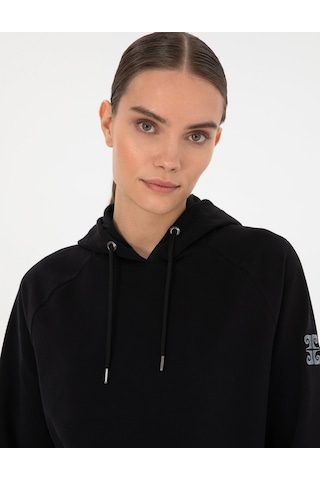 Pierre Cardin Kadın Siyah Sweatshirt 50312020-vr046 Siyah