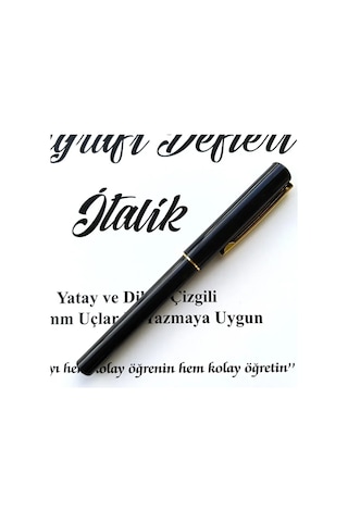 Kaligrafi Dolma Kalem, Italik Yazı, Kaligrafi Yazı 1.8mm N Kesik Çok Renkli