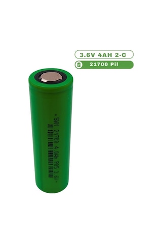 Swy 21700 3.6v 4000mah 2-c Şarj Edilebilir Pil