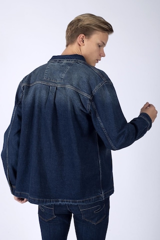 Lee Cooper Karela Erkek Jean Gömlek-17123-heındall Blue Mıd Lacivert