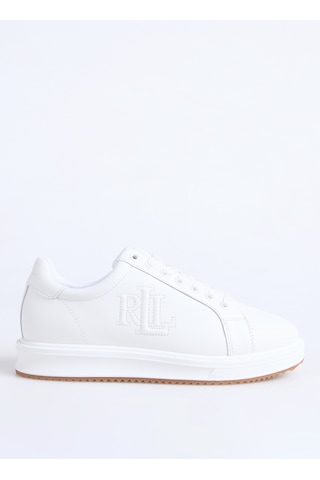 Lauren Ralph Lauren Beyaz Kadın Deri Sneaker 802959228001