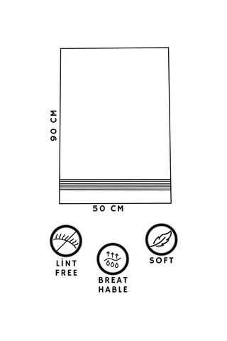 Gri Rainbow Havlu Seti Gri