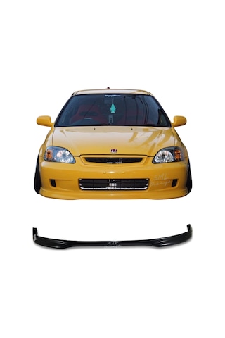 Honda Civic 99-01 İes Typer Ön Ek Plastik Tampon Ek Karlık-...