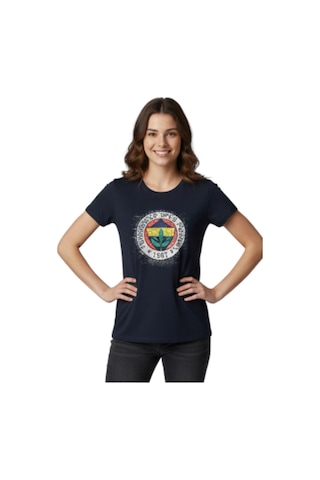 Fenerium Fenerbahçe Tribün Frozen Kadınlacivert Tshirt Lacivert