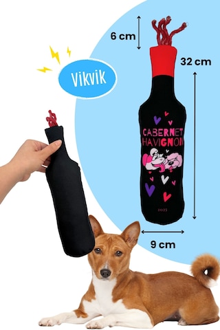 Havhav Cabernet Havignon Vikvik Sesli Peluş Köpek Oyuncağı
