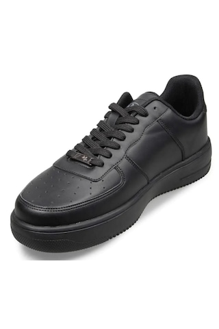 M.P Mp 242-1082 Siyah Unisex Bağcıklı Spor Ayakkabı Siyah
