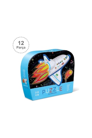 Crocodile Creek Mini Puzzle 12 Parça Roket