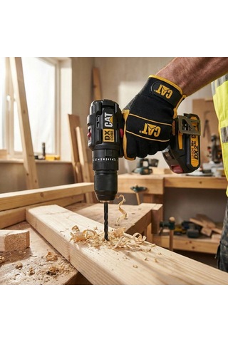 Cat Dx1010.1 18volt 2.0ah Li-ion Çift Akülü Kömürsüz Profesyonel Şarjlı Darbeli Matkap + 20 Parça De