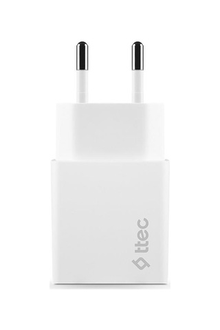 Ttec Smartcharger Seyahat Şarj Aleti 2.1A + Type-C Kablo Beyaz- 2