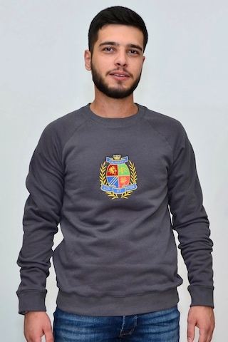 Superfly 20217 Sıfır Yaka Erkek Sweat Antrasit 2021713 Siyah