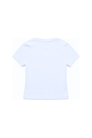 Mixray 2100 Kadın Slim Fit Bisiklet Yaka Soft Basic T-shirt Bebe Mavi Bebe Mavisi