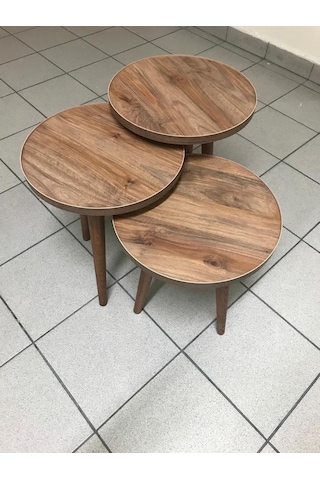 3'Lü Zigon Sehpa 1.Sınıf Mdf Tabla (462519008)