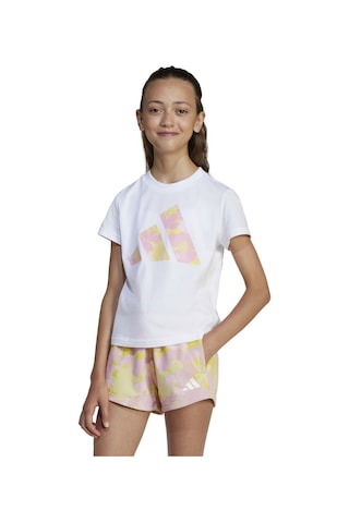 Adidas Jg Flwr T Whıte Beyaz Kız Çocuk Kısa Kol T-shirt 000000000102231612 Beyaz