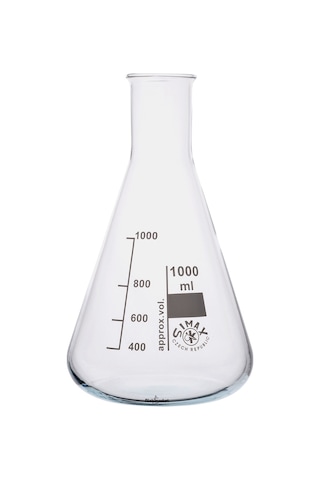 Simax Cam Erlen 1000 ML Erlenmeyer Flask Dar Boyunlu