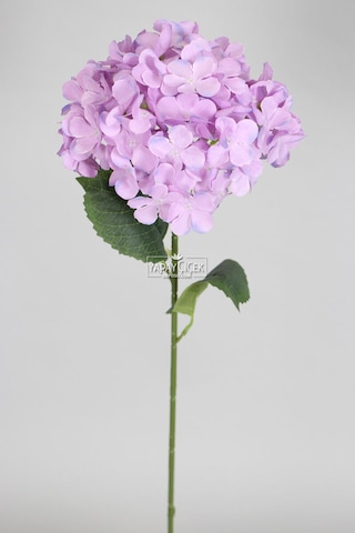 Yapay Koca Kafa Ortanca Dalı 60 Cm Lila