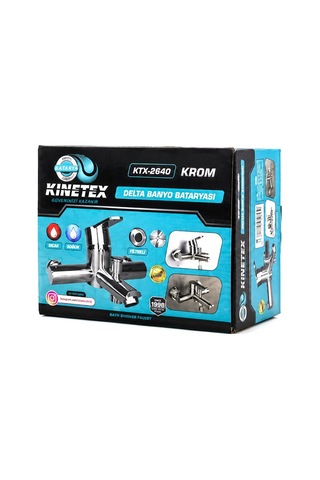 Knitex Kinetex Ktx-2640 Delta Banyo Bataryası Krom Aç Kapa Diğer