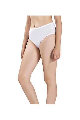 Jiber Kadın Pamuklu Likralı Yüksek Bel Külot 652- 12 Adet 001