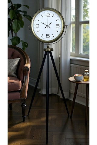 Elegant Vintage Tripod Ayaklı Saat Diğer
