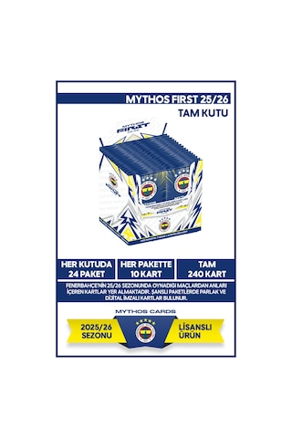 Fenerbahçe 2025-25 Mythos First - Tam Kutu