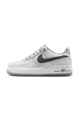 Nike Air Force 1 Af1 Gs Leather Unisex Sneaker Hakiki Deri Reflektörlü Günlük Spor Ayakkabı Gri