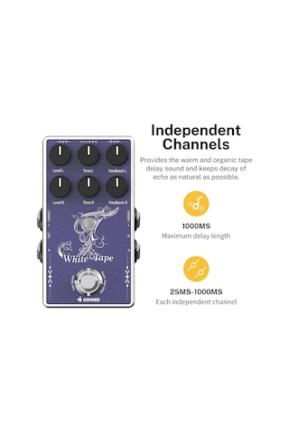 Donner Versatility Delay Pedal Time Effect Pedalı Synthesizer/gitar/drum Machine Uyumlu