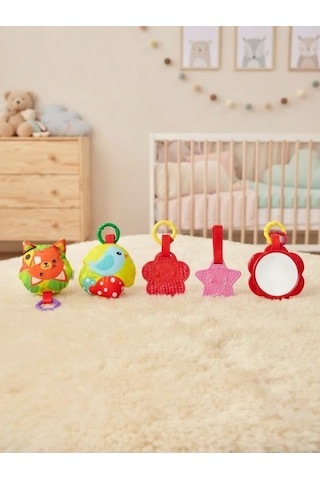 Tıfıl Toys 4'ü 1 Arada Müzikli Bebek Oyun Halısı ve Piyano Seti Eğitici Melodi Çalan Işıklı Oyun Halısı