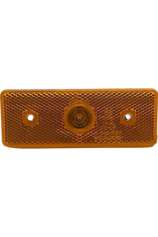 Saba 24v Yan Pozisyon Lambası Side Marker Tek Ledli Kablolu Turuncu 120 45 Mm