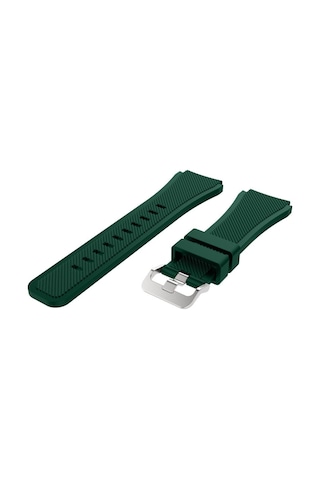 Samsung Uyumlu Gear S3 Kordon Frontier & Classic Silikon Kayış