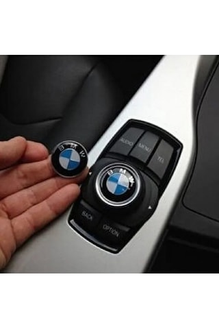 Bmw Uyumlu Joystick Konsol Sticker Arma Logo 29 Mm 2.9 Cm 1 Adet Siyah