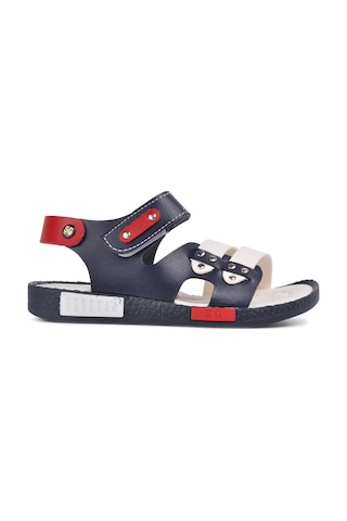 Şiringenç 210107 Lacivert-beyaz-kırmızı Comfort Erkek Çocuk Sandalet 001