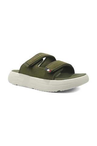 U.S. Polo Assn. U.s.polo Assn.sun 6fx Haki Cırtlı Comfort Casual Spor Plaj Terliği