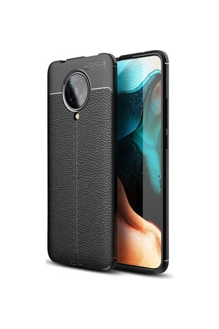 Xiaomi Redmi K30 Pro Kılıf Zore Niss Silikon Kapak Siyah