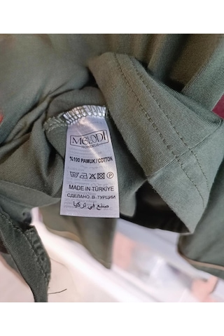 Melodi Kadın %100 Pamuk Önden Düğmeli Uzun Kol Baharlık Pijama Takımı 16220- 1 Adet Bordo