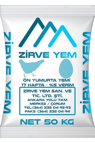 Zirve Yem Ön Yumurta Yemi̇ Toz 50 KG