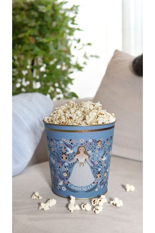 Tales Cinderella Desenli Patlamış Mısır Kovası, 17.5 X 17 Cm, 2.6 Lt Er149-u9 Desenli