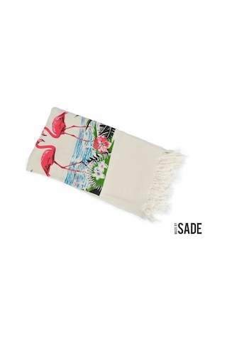 Peştemal Bambu Flamingo Desen