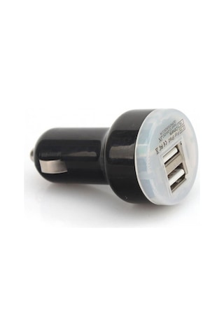 2 Port Usb Araç Çakmak Şarj Cihazı Tablet Telefon Mp3 Navigasyon