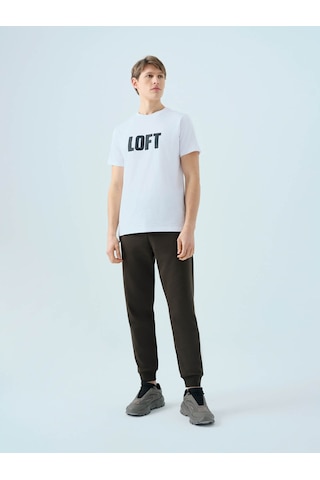 Loft Regular Fit Beyaz Erkek T-shirt Lf2038462 Beyaz