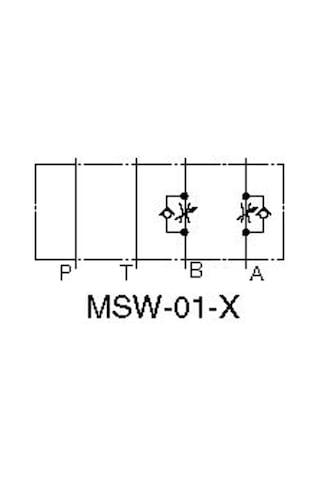 Yuken Msw-03-x-40 Baypas Kontrollü Akış Kontrol Valfi