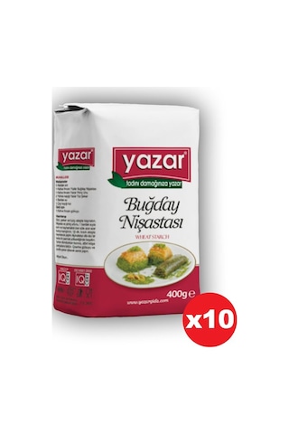 Yazar Buğday Nişastası 10 x 400 G