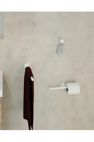 Tecno White Askı, 2.5cm - Mat Beyaz Mat Beyaz