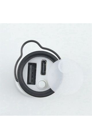 Açık Hava Kamp Led Teleskopik El Feneri Tripod Somunları İle, A Siyah