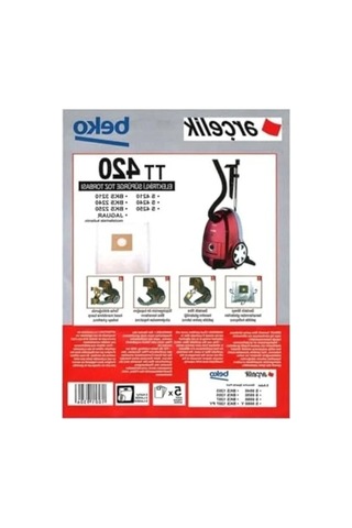 Süpürge Toz Torbası, 5 Adet Paket İçeriği İle