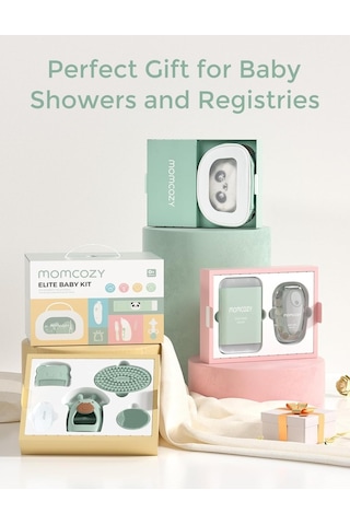 Momcozy Elite Bebek Seti, Premium Bebek Bakım & Sağlık Kit, 10'u 1 Arada Set Bebek Bakım Seti Çok Renkli