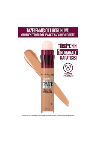 Maybelline New York Instant Anti Age Eraser Kapatıcı 02 Nude
