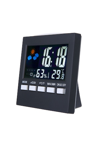 Neevoyu Ev İçin Dijital Sıcaklık Ve Nem Ölçer - Büyük Renkli Lcd Ekranlı Masaüstü Termometre-hidrometre