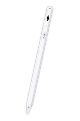 Go Des GD-P1209 iPad Uyumlu Palm Rejection Stylus Pencil Eğim Özellikli Dokunmatik Kalem - ZORE-260229 Beyaz