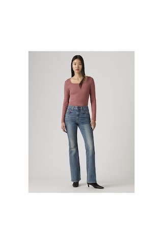 Levi's 726 High Rise Flare Kadın Jean Pantolon - Face Right-16362 Med İndigo - Worn İn