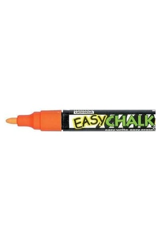 Marvy Marvy Easy Chalk Marker Sıvı Tebeşir Kalemi Fosforlu Turuncu